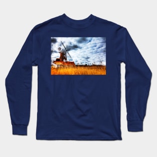 Cley Windmill at Cley next the Sea, Norfolk, England Long Sleeve T-Shirt